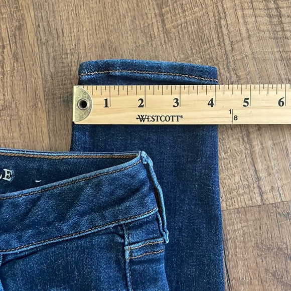 American Eagle super super stretch X high rise jegging size 2 regular med. wash - Picture 7 of 11